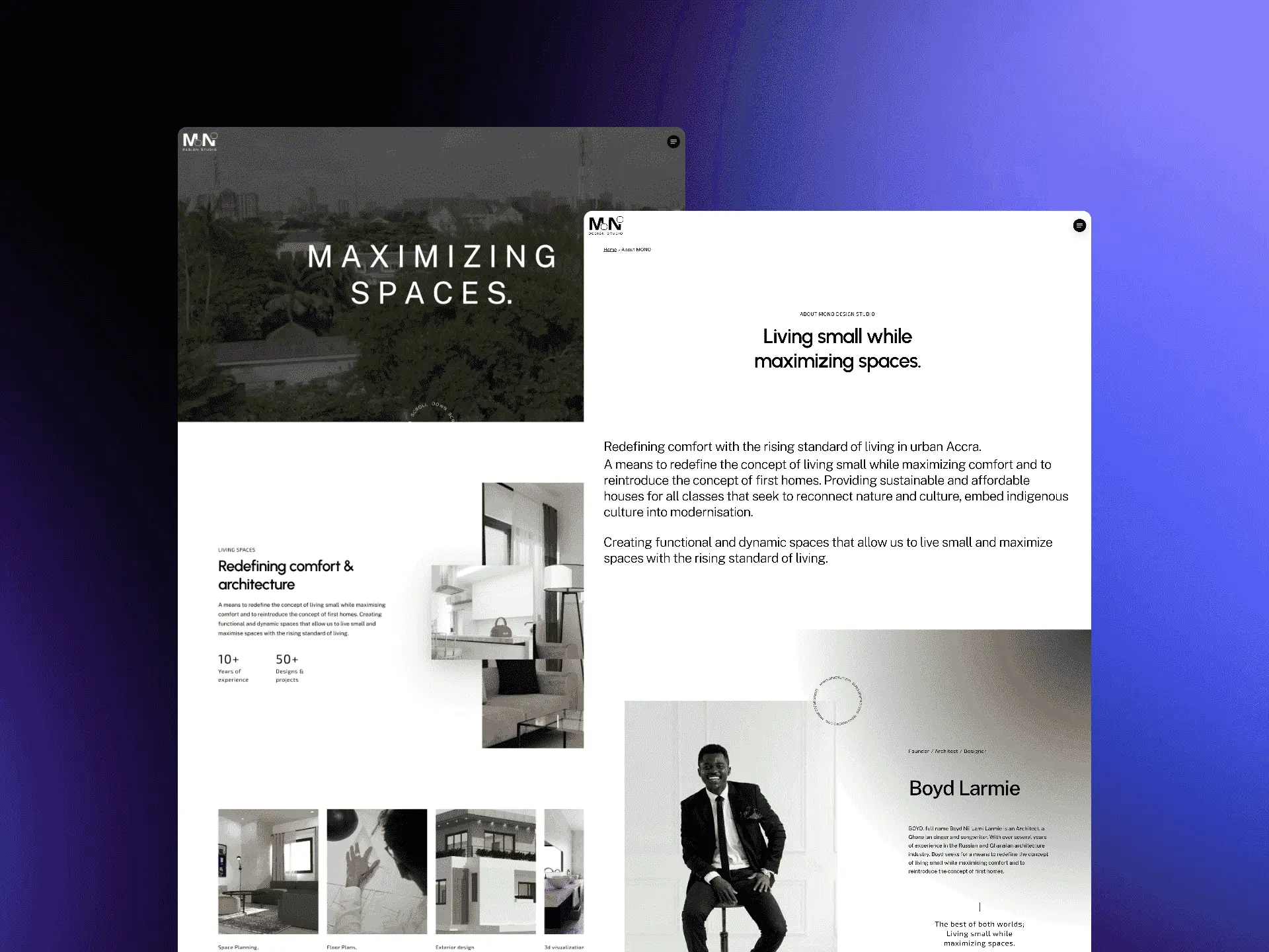 Bawuahboakye | Mono designstudio website project